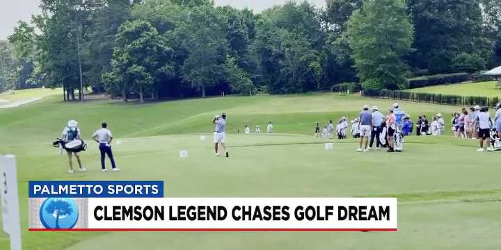 Clemson legend chases golf dream