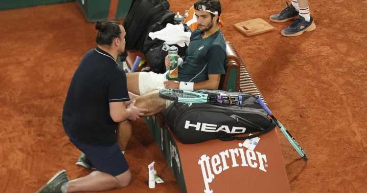 French Open: Carlos Alcaraz reaches final after Lorenzo Musetti retires with injury in fourth set