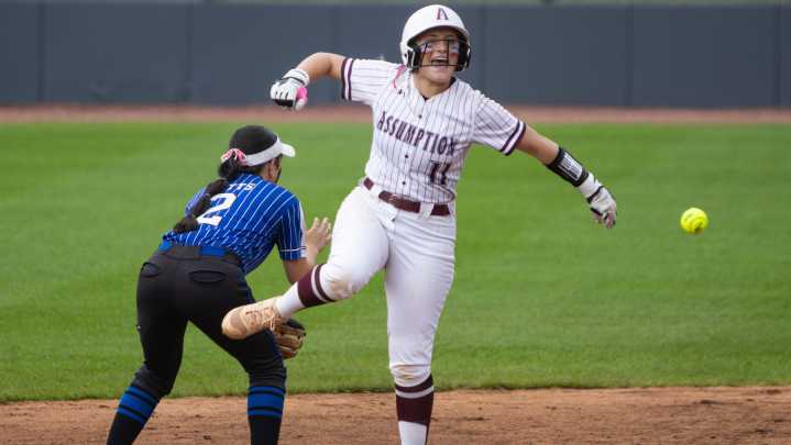 Assumption one step closer to state title after weathering storm vs. Oldham County