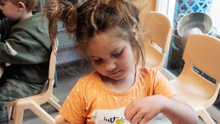 Pine Row preschoolers thank farmers with handmade cards