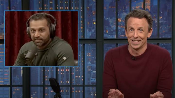 Seth Meyers Laughs at Kash Patel for Clamming Up on Trump-Epstein Allegation: ‘Access to All the Relevant Files’