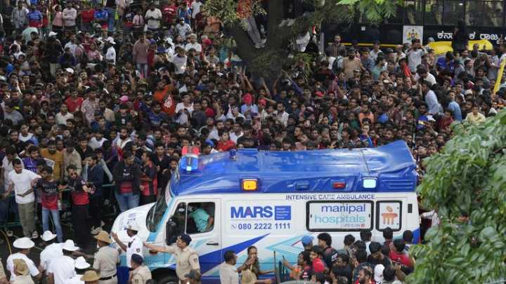 At least 11 dead after stampede among Royal Challengers Bengaluru fans celebrating Indian Premier League win
