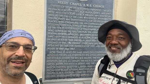 Black hiker calls on others to join him on walk to northern end of the Underground Railway