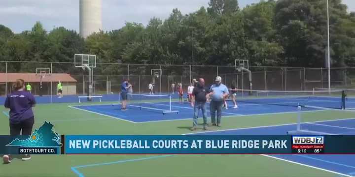 Botetourt County unveils new courts for pickleball and more