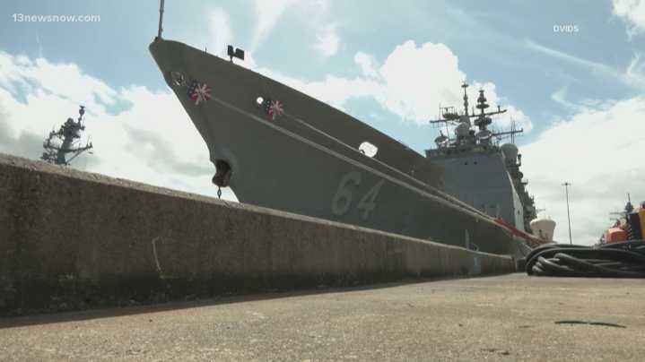 USS Gettysburg returns home to Norfolk after deployment