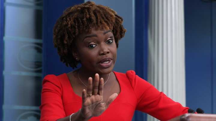 Sean Spicer Predicts Karine Jean-Pierre Is Still ‘Team Biden’ and New Book Will ‘Stick a Knife’ in White House Colleagues