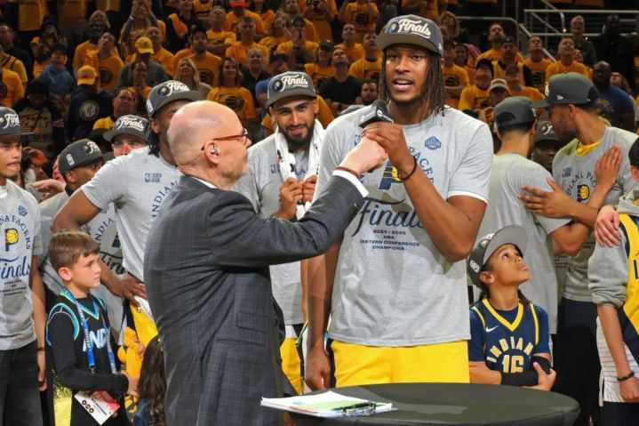 Pacers' trip to Oklahoma City for NBA Finals delayed by severe weather