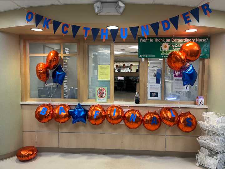 THUNDER ALLEY: Ascension St. John NICU unit cheers on OKC