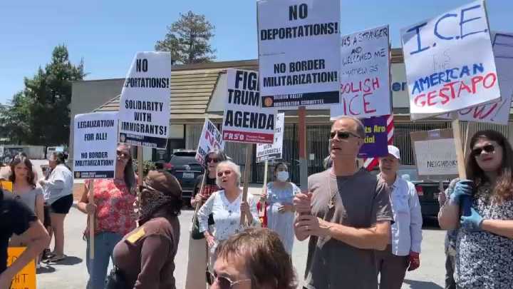 Marchan contra operativos de inmigración en San José – Telemundo Area de la Bahía 48