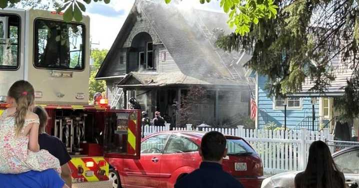 House fire breaks out in Spokane's West Central neighborhood