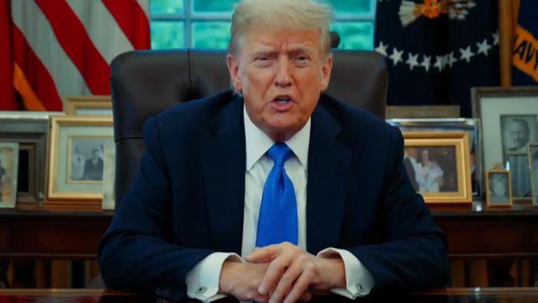 President Trump signs travel ban targeting 12 countries with 'hostile attitudes' to the US