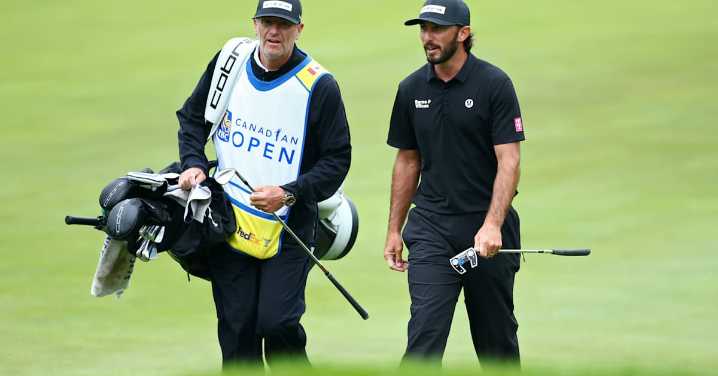 After ‘cathartic’ Monday carrying own bag, Max Homa opens RBC Canadian Open with new caddie