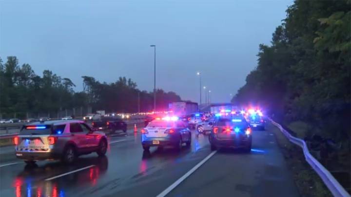 3 officers hurt during I-95 traffic stop when trucker crashes – NBC4 Washington