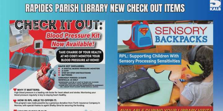 Rapides Parish Library has new items available for checkout