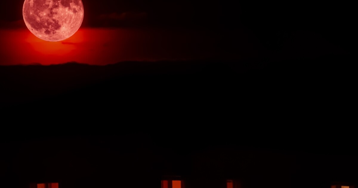 Here's when you can spot June's strawberry moon hanging low in the sky
