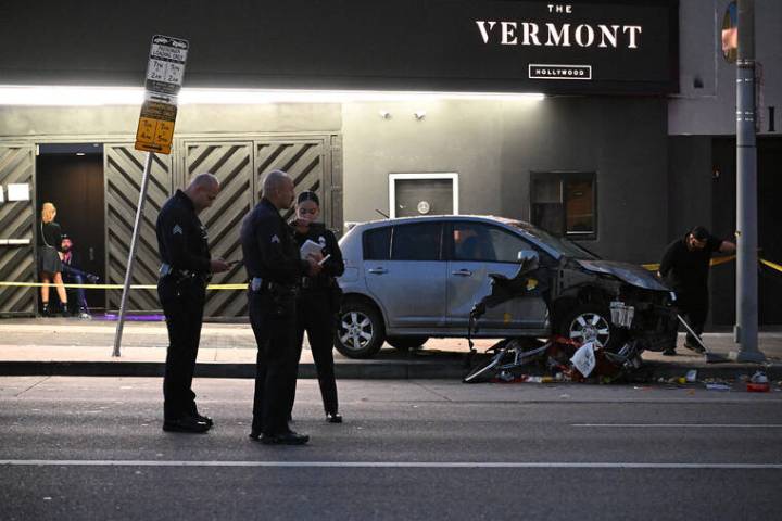 Driver purposely plows car into crowd in LA, injuring at least 30