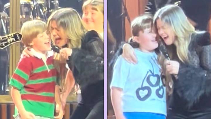 Kelly Clarkson's Kids River and Remy Join Her for 'Since U Been Gone' Sing