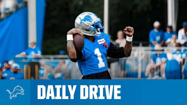 THE DAILY DRIVE: 'Get y'all popcorn ready for Jamo,' who continues to stand out for Lions in camp