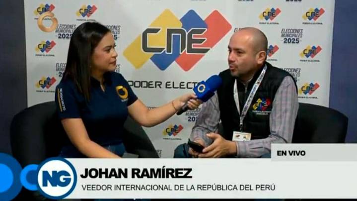 Veedor internacional de Perú sobre el proceso electoral en Venezuela: “Veo mucha participación y una gran transparencia"