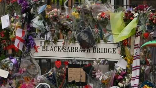 Ozzy Osbourne honored with funeral procession in hometown
