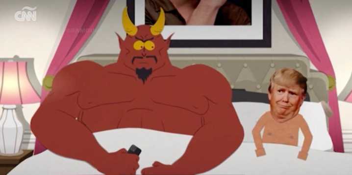 ¿Usted aprueba la sátira de South Park al presidente Trump, sobre sus acciones de demandar a cualquiera que, usando la Primera Enmienda de la Libertad de Expresión, lo critique públicamente en los med