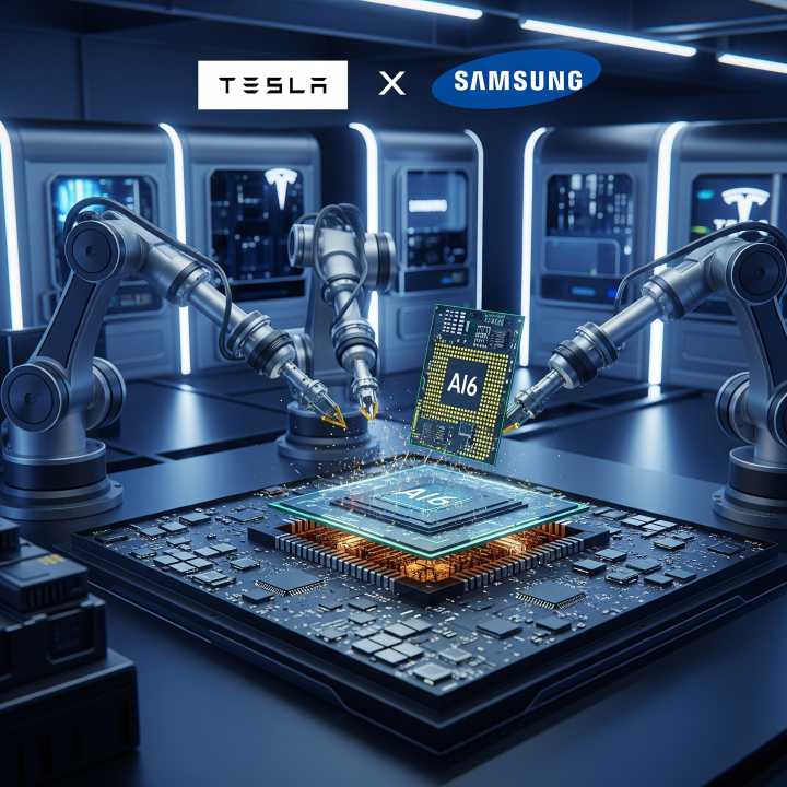 Tesla Taps Samsung's Texas Factory to Build Next-Gen AI6 Chip in $16.5B Deal, Says Elon Musk