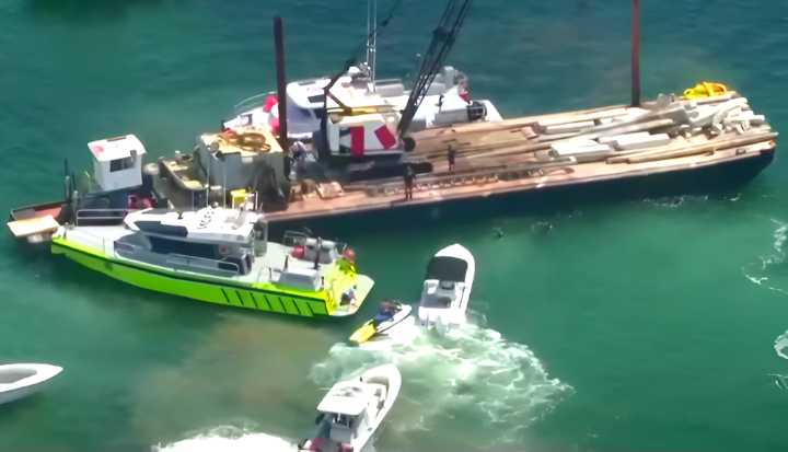 Accidente en Miami Beach: peritos señalan que velero tenía derecho de paso