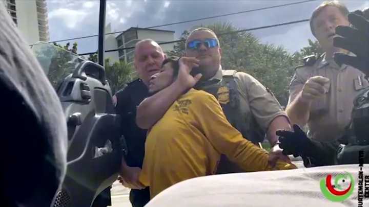 Florida nonprofit furious after video shows man put in chokehold during arrest by FHP and Border Patrol 