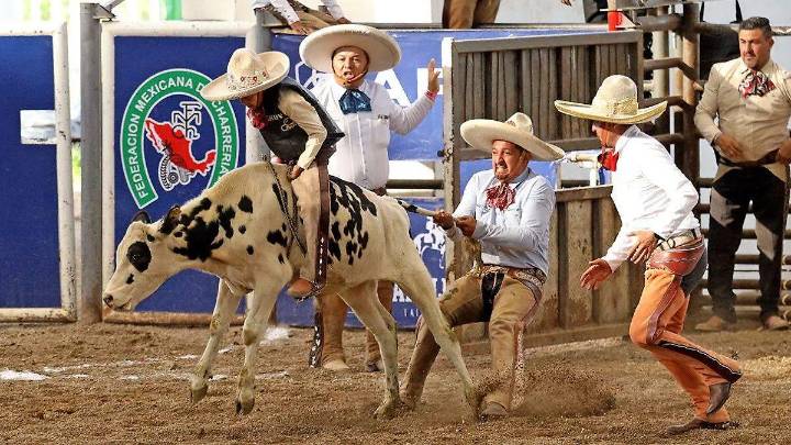 Charros de San Pedro de Hidalgo pasan lista en eliminatoria del Nacional Charro Infantil, Juvenil y de Escaramuzas
