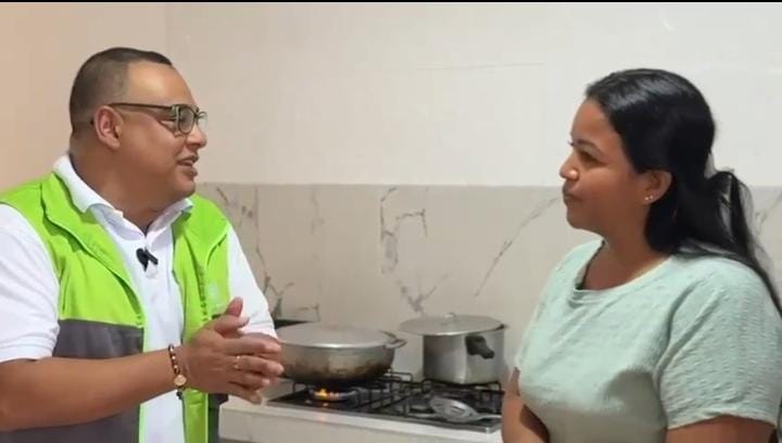 334 familias ya cuentan con gas natural por primera vez en Villa Genesis, Galapa