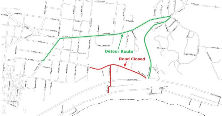 Section of Taft Road and Collins Avenue to close for more than a week