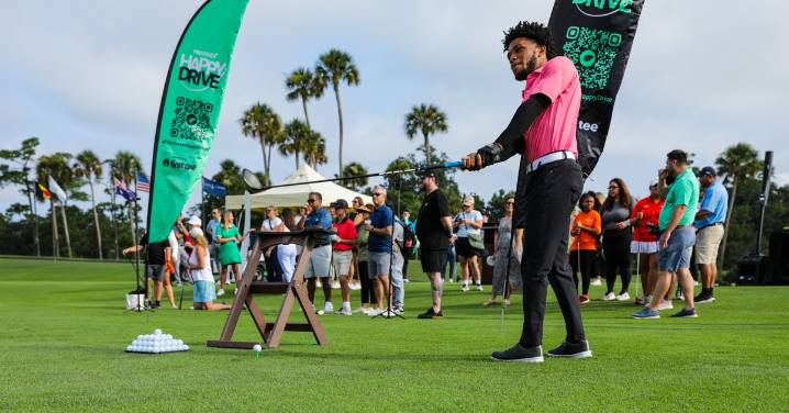 There is a great Happy Gilmore trend going on to help benefit First Tee thanks to TruGreen