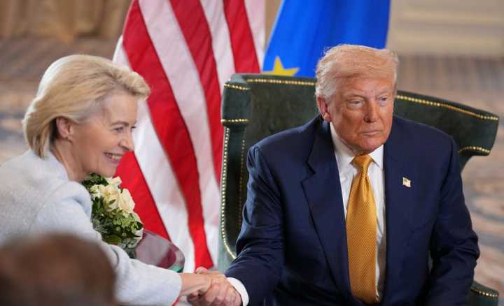 Trump llegó a un acuerdo comercial con la Unión Europea