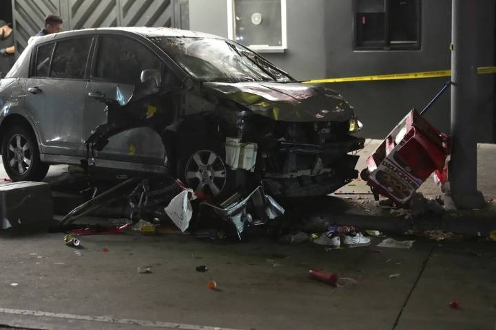 Car plows into crowd in Los Angeles, injuring over two dozen