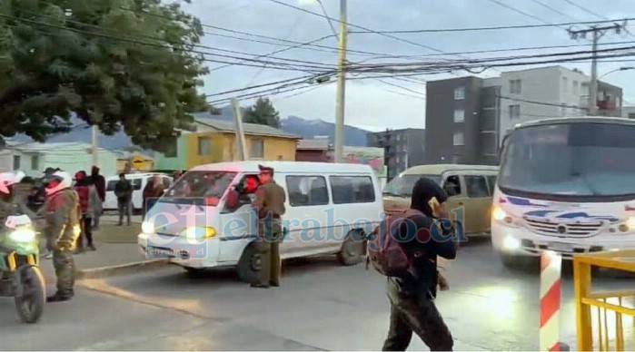 Un total de 11 detenidos tras fiscalización al transporte ilegal en el sector de Diego de Almagro