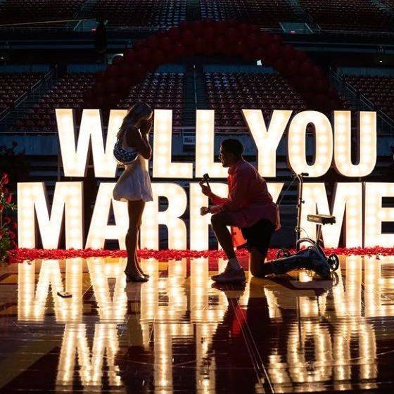Tyrese Haliburton proposes to longtime girlfriend Jade Jones