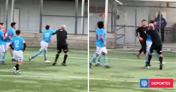 Árbitro fue agredido por amonestar a jugador en partido amateur en Illapel: juez se defendió a golpes
