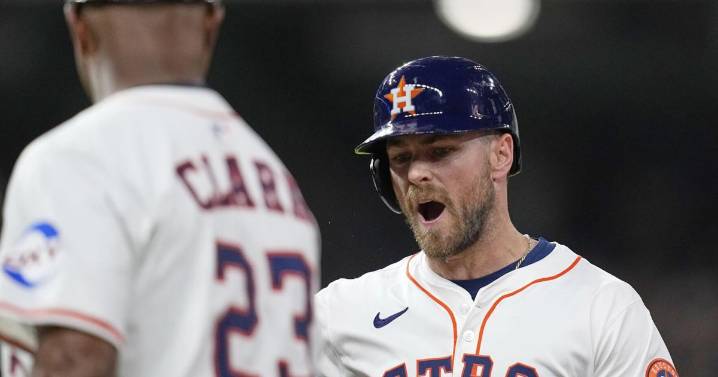 Yainer Diaz homers as the Astros beat the Nationals to stop a 5