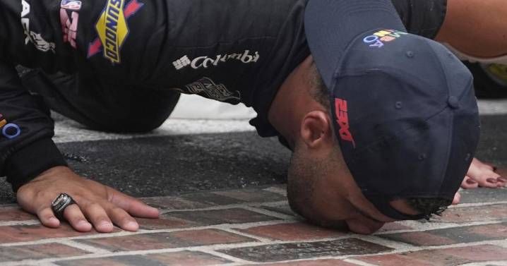 Bubba Wallace becomes first Black driver to win a major race on Indianapolis' oval