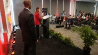 See photos of Keli Zinn, introduced as Rutgers' new athletic director