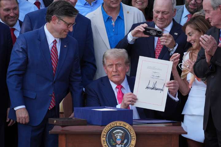Budget office says Trump's tax law will add $3.4 trillion to deficits, leave 10 million uninsured