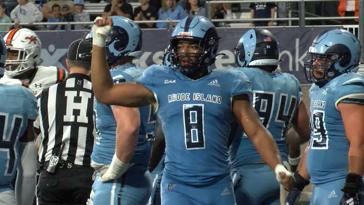 URI Football Picked as Preseason Favorite In CAA, Pena Named Preseason Defensive Player of the Year