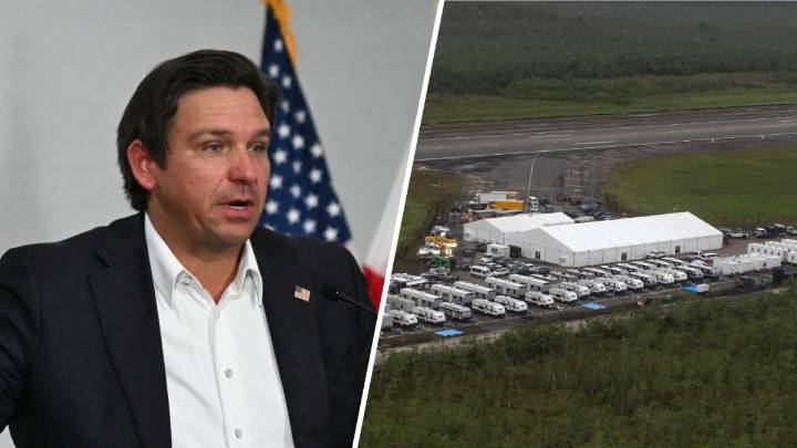 Gov. DeSantis hosts news conference from ‘Alligator Alcatraz’