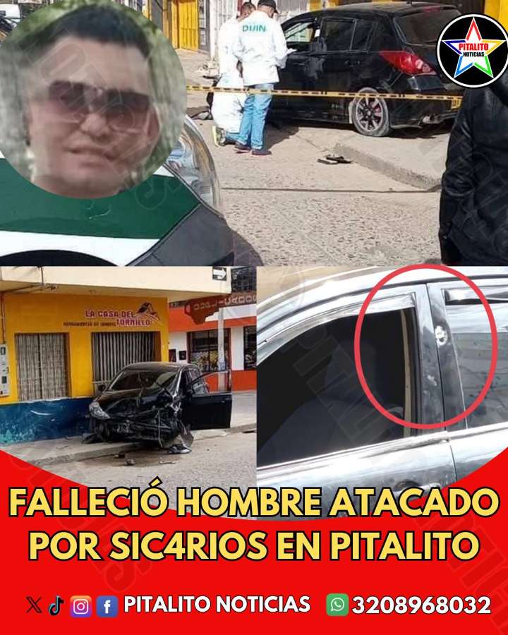 Hombre fue asesinado en Pitalito