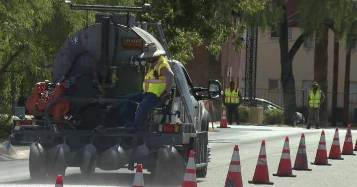 Phoenix fights urban heat with expanding cool pavement program that lowers street temperatures