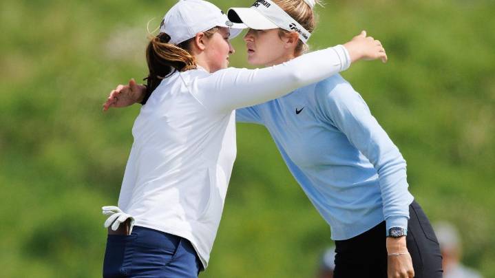 Lottie Woad keeps 2-shot lead in Scotland and closes in on victory in pro debut on LPGA Tour