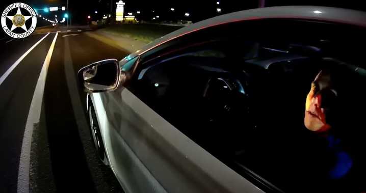 Police video shows convicted killer Bryan Kohberger in traffic stop