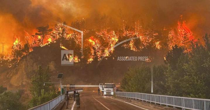 Wildfires threaten major city in Turkey as much of southern Europe burns