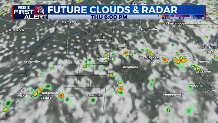 Showers today, more rain Friday