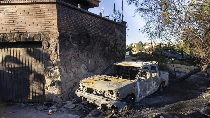 El incendio de Méntrida (Toledo) pasa a nivel 1 y se levantan las medidas de confinamiento